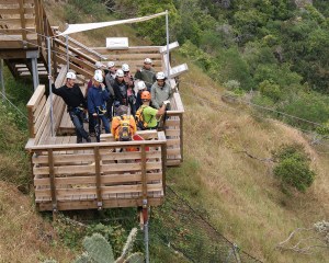 Catalina Zip Line launch area