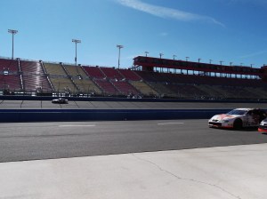 Nascar-View of bleachers