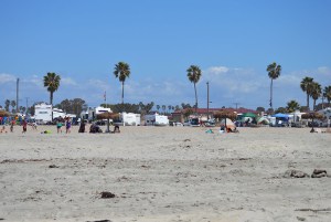 Camp P looking at campers