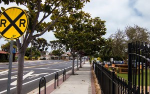 Village looking toward beach