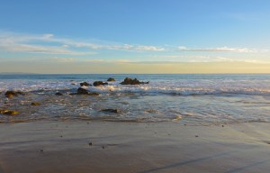 Malibu beach formations