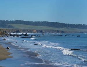 Cambria--Looking south from the pier